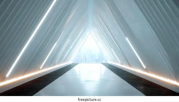 Futuristic Modern Architectural Interior Design