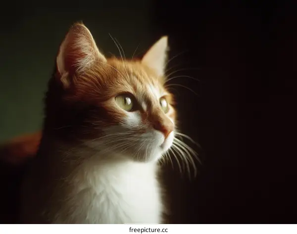 Close-up Portrait of a Ginger Cat