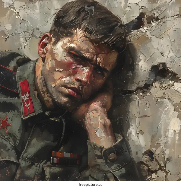 Portrait of a Young Soldier