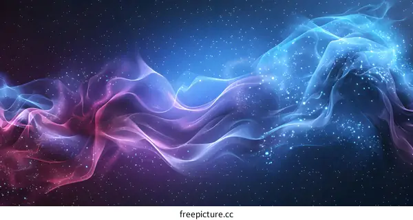 4K science fiction nebula curved screen computer wallpaper