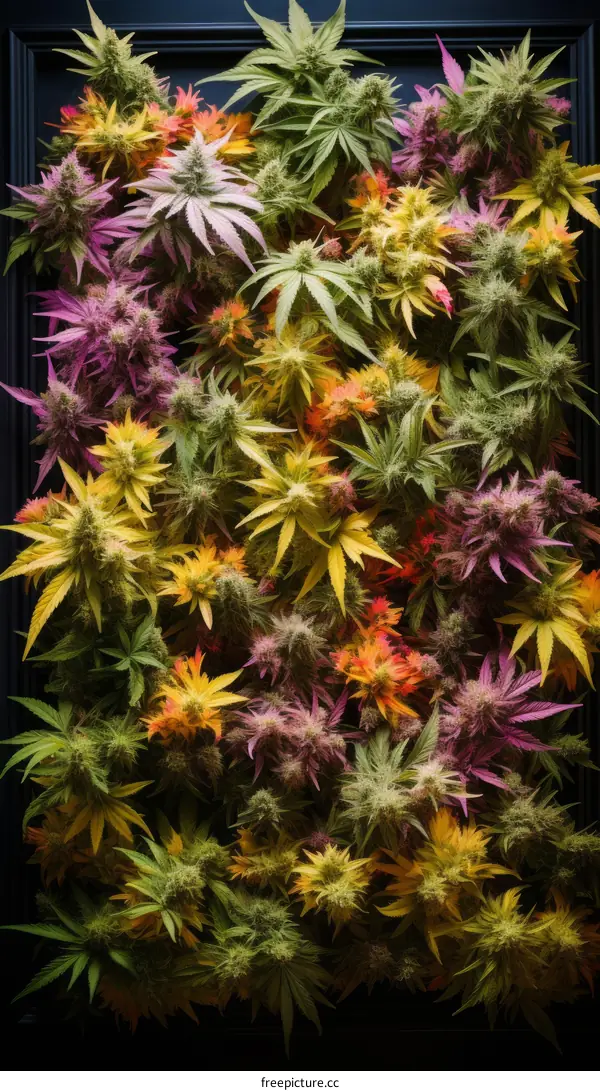 Colorful Cannabis Plants