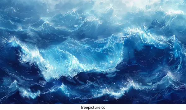 Ocean Power: Waves Crashing