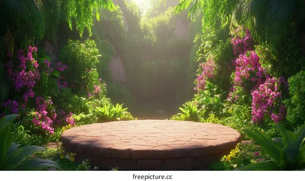 Tropical Rainforest Garden Plaza