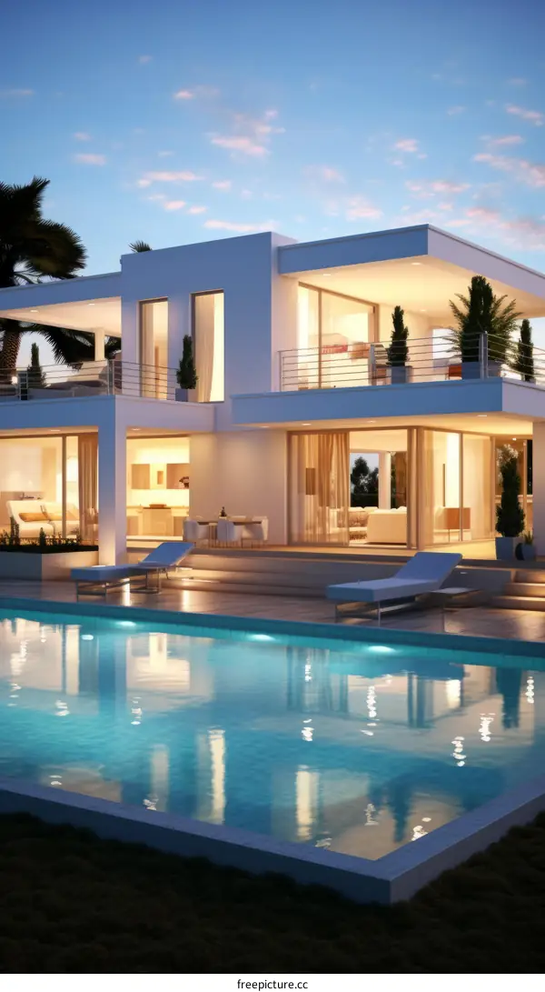 Modern Villa with Infinity Pool and Sunset Views