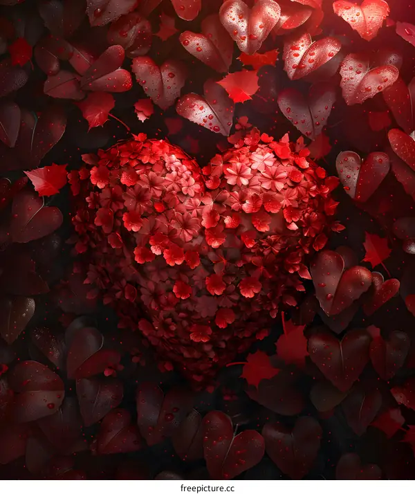 Bleeding heart in the dark