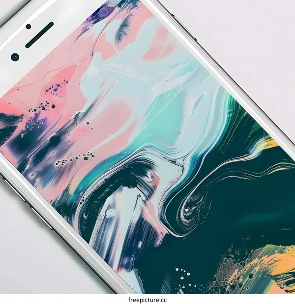 Abstract Swirl Phone Wallpaper