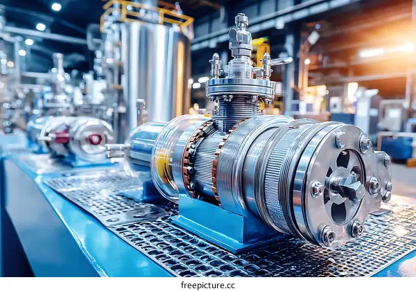 High-Tech Industrial Machinery Manufacturing Process