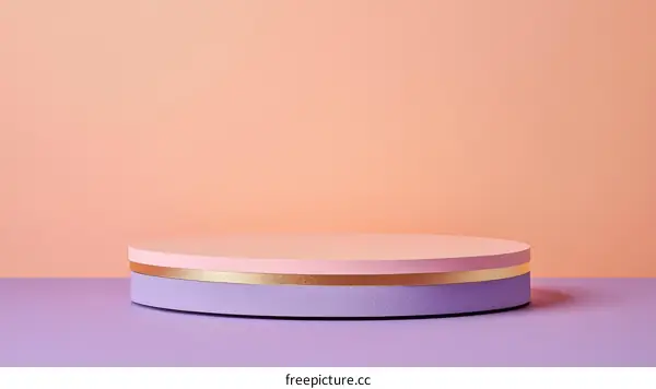 Abstract Geometric Pastel Color Display Stand