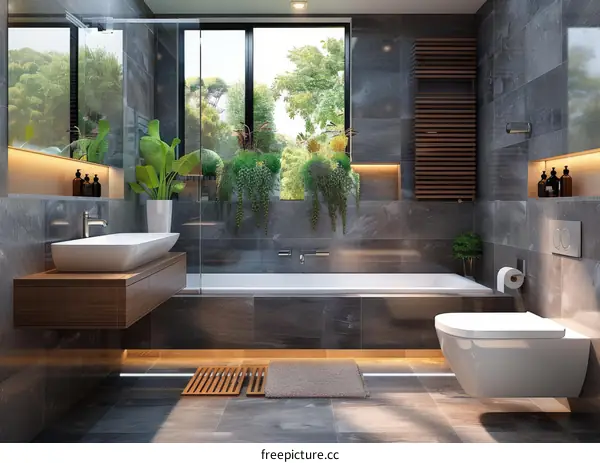 Modern Stylish Bathroom Interior Design