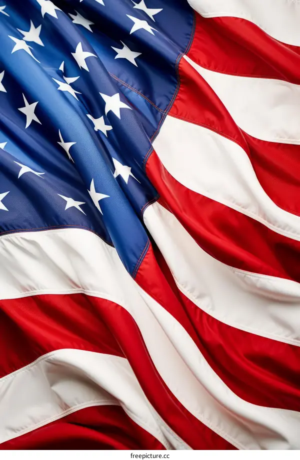 American Flag Close-up