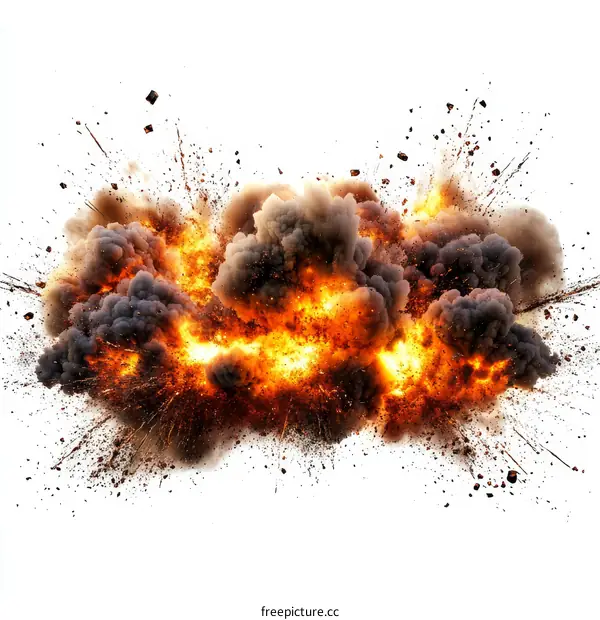 Explosive Explosion Illustration Background