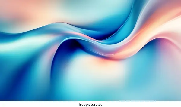 Abstract Flowing Colors Background Design