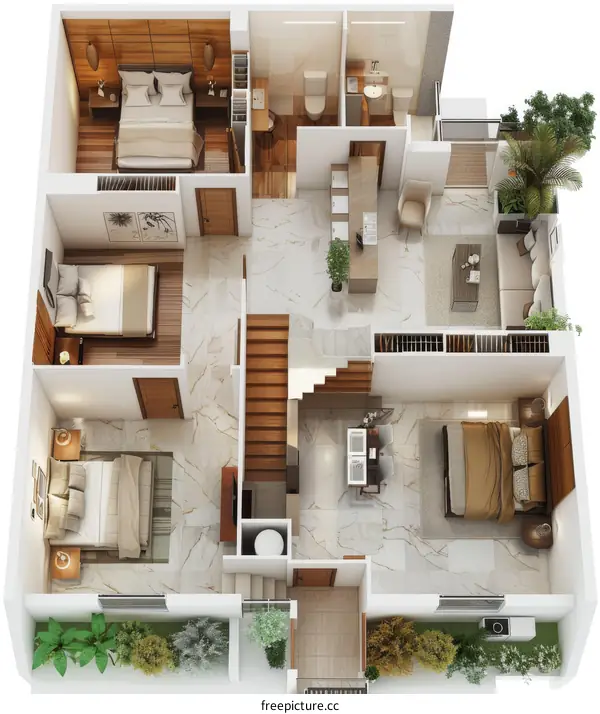Modern House Floor Plan Design