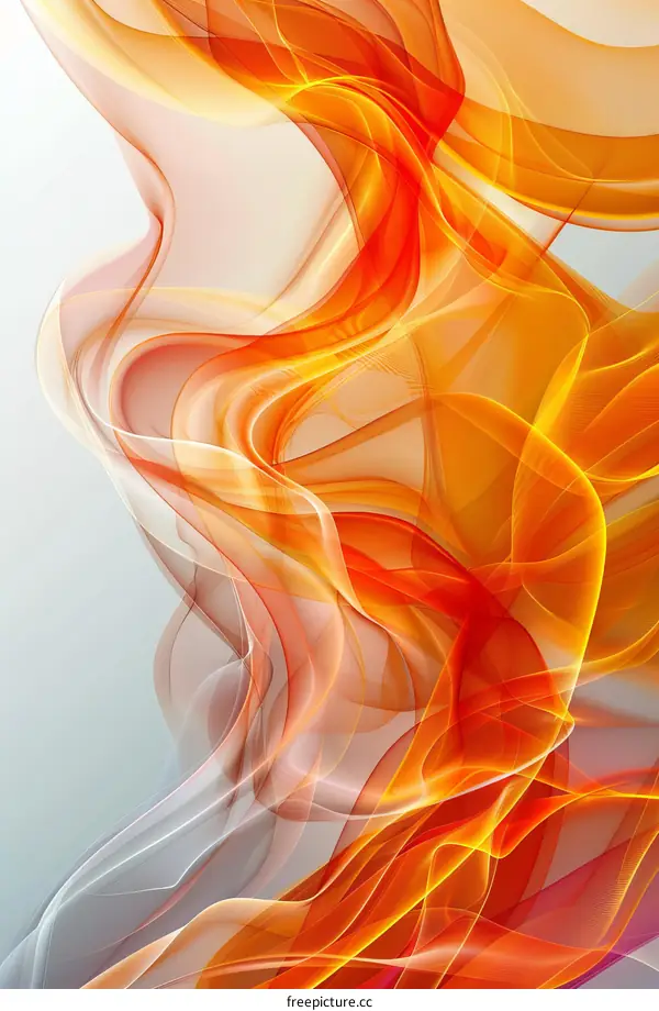 Abstract Flowing Colors