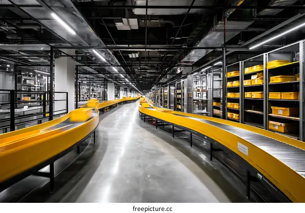 Modern Automated Warehouse Distribution System