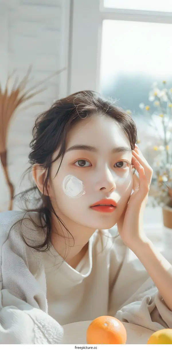 Portrait of a Young Woman with Oranges