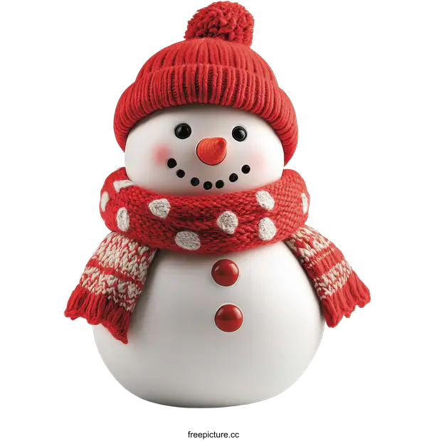 [Transparent Background PNG]Cute Snowman Christmas Decoration
