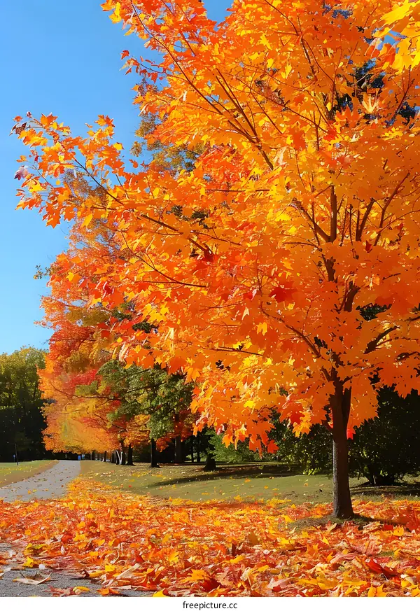 A Path of Golden Leaves