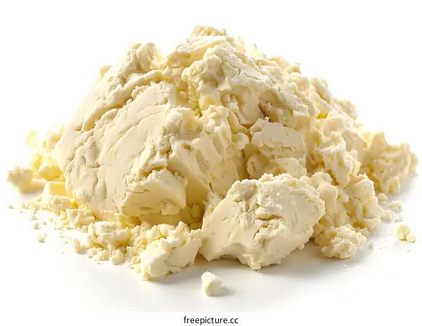 Close-up image of a pile of yellow cornmeal