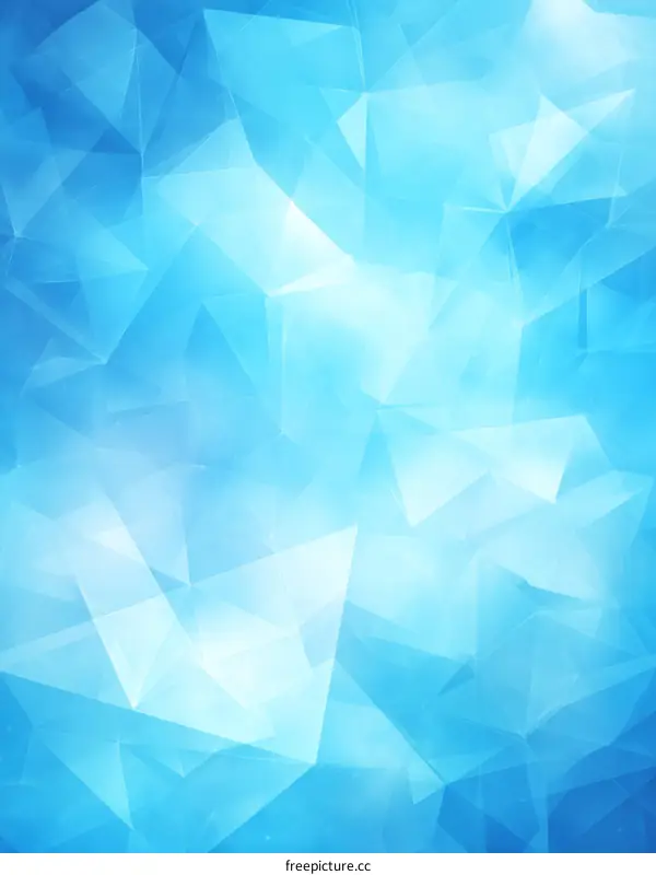 Abstract Geometric Blue Background Design