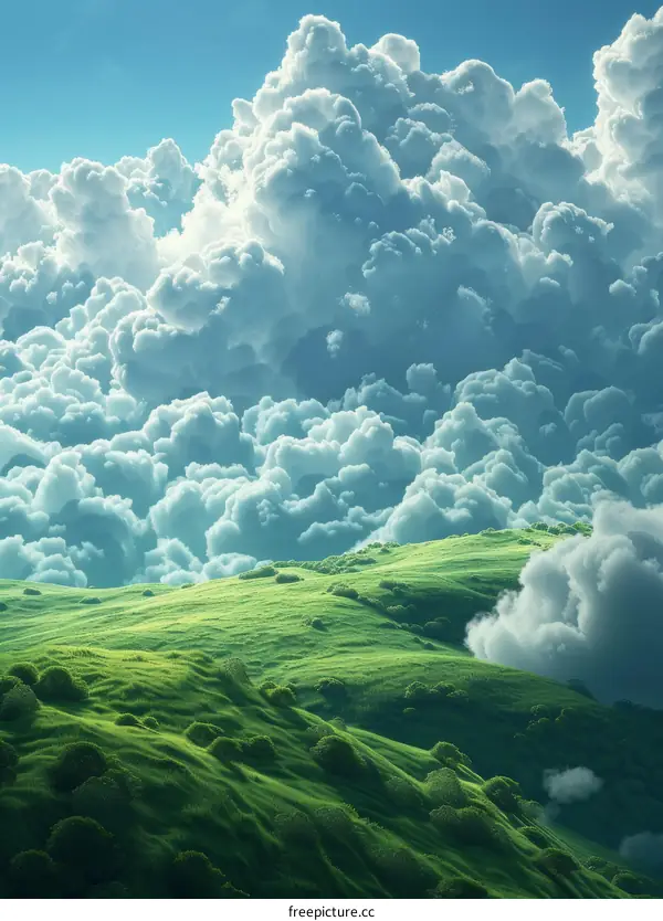 Green Hills and White Clouds