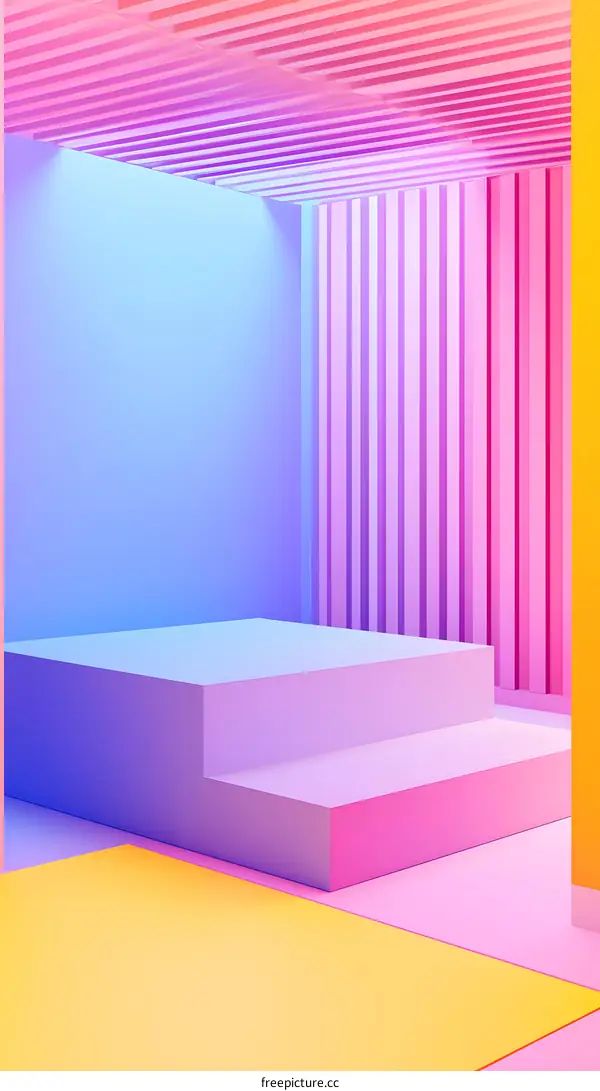 Abstract Minimalist Geometric Shapes Background