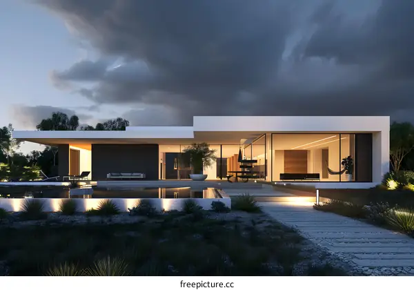 Modern Minimalist House With Swimming Pool