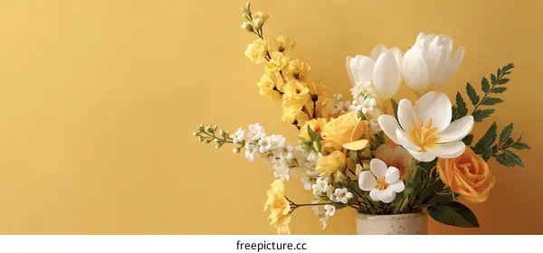 Beautiful Yellow and White Flower Arrangement