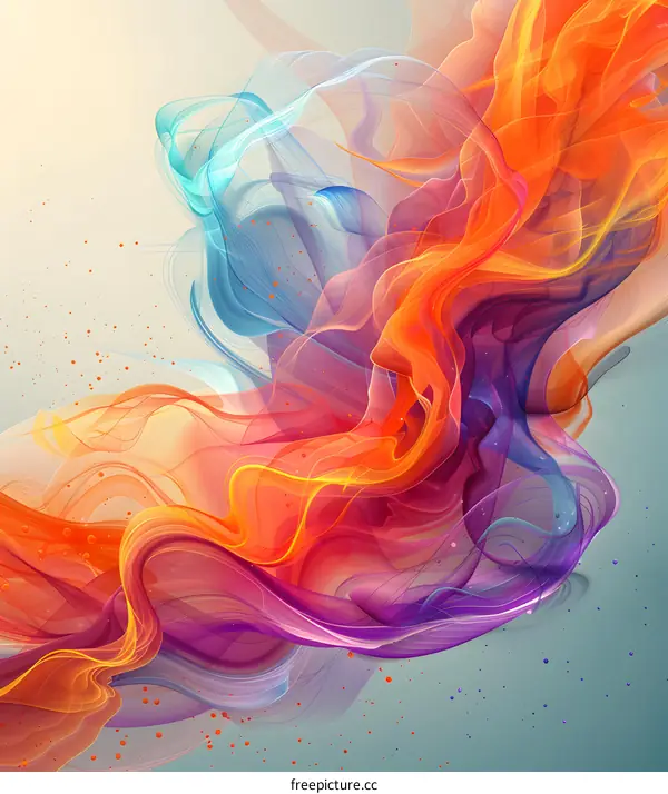 Colorful abstract painting