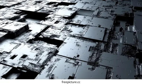 Abstract Geometric Metal Texture Background