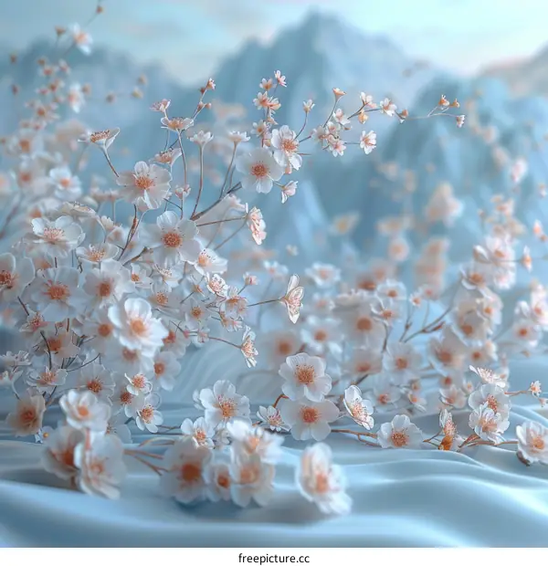 Pristine White Cherry Blossoms: An Enchanting Spring Symphony