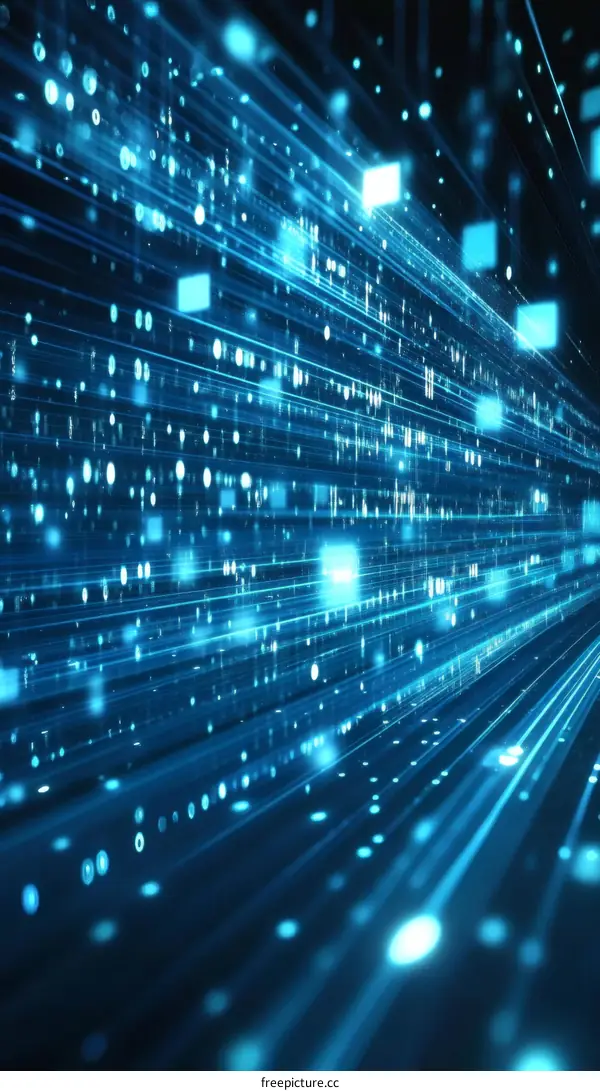 Abstract Digital Futuristic Technology Background