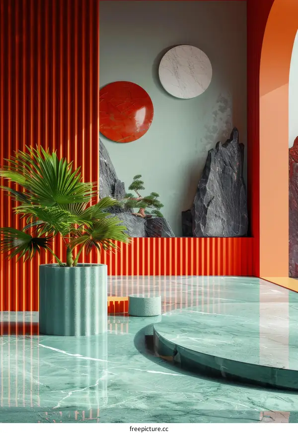 Modern Chinese-Inspired Interior Design