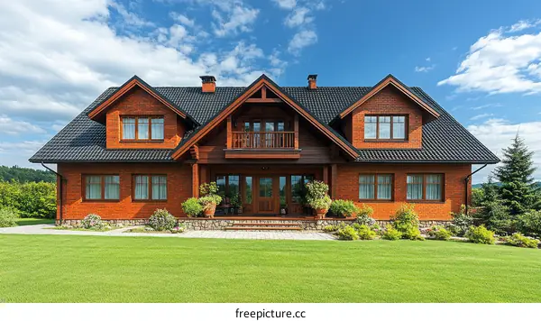 Luxury Modern Brick House Exterior