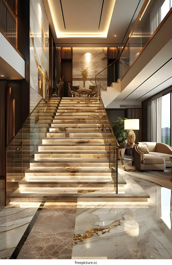Staircase Design For Duplex Apartment
