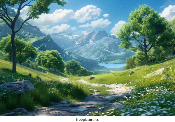 Majestic Mountain Landscape