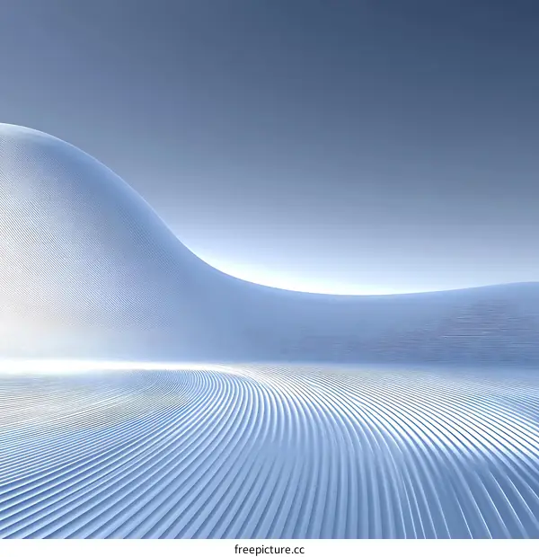 Abstract Futuristic Architectural Landscape Design