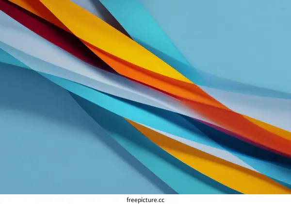 Abstract Colorful Paper Shapes Background Design