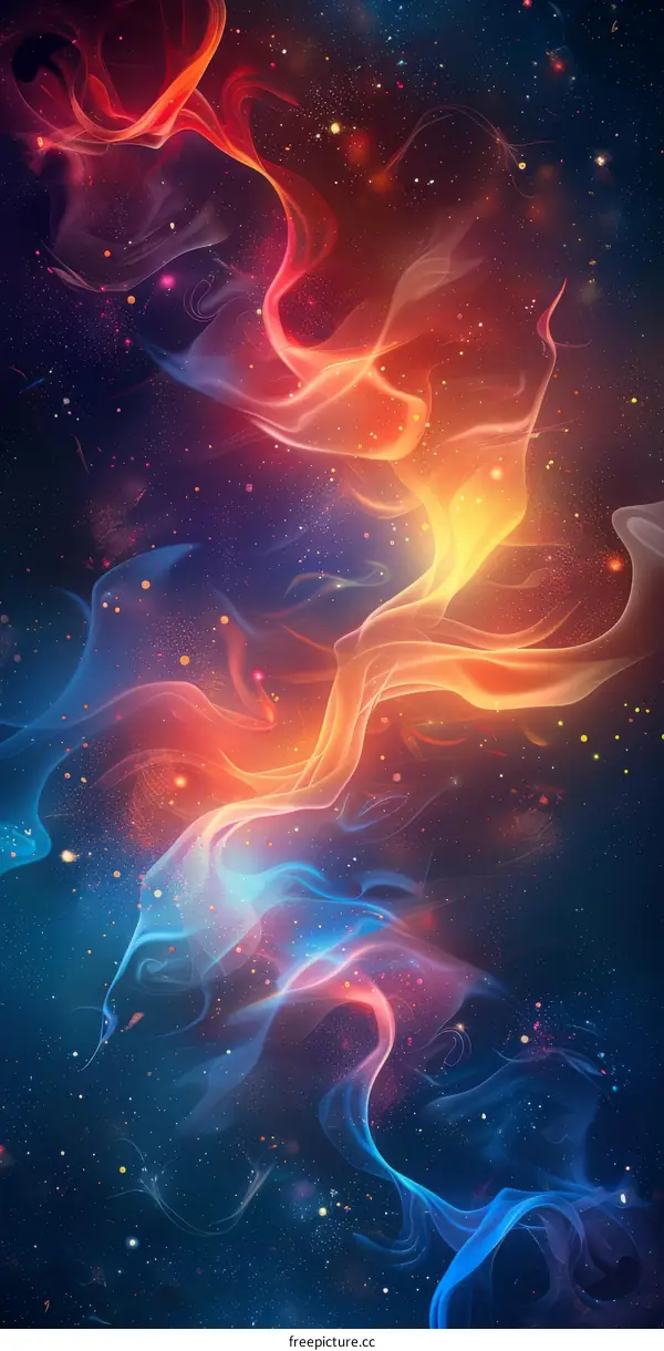 Colorful Nebula Galaxy