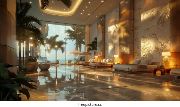 Luxury Seaside Resort Interior Design