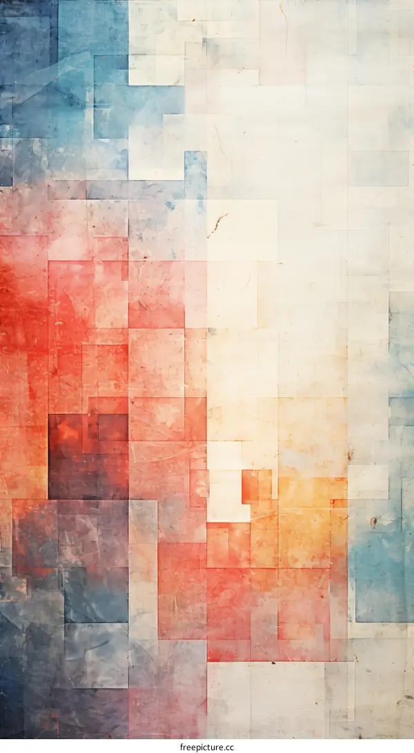 Colorful abstract background with squares