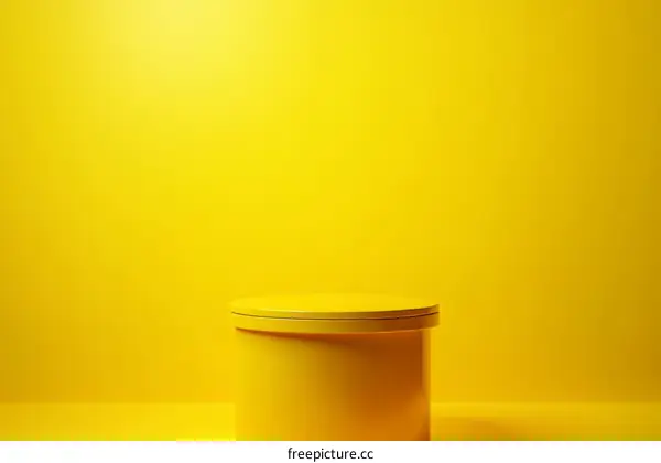 Simple Yellow Product Display Background