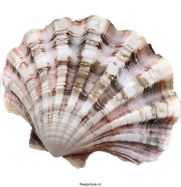 [Transparent Background PNG]Seashell on white background