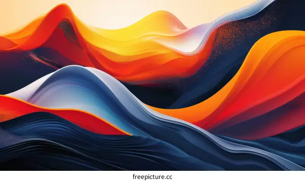 Vibrant Contemporary Abstract Painting