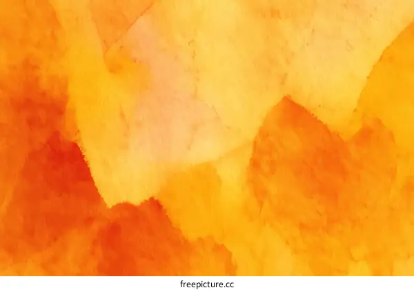 Abstract Watercolor Painting with Gradient Hues