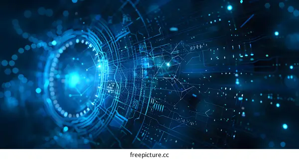 Abstract Technology Background