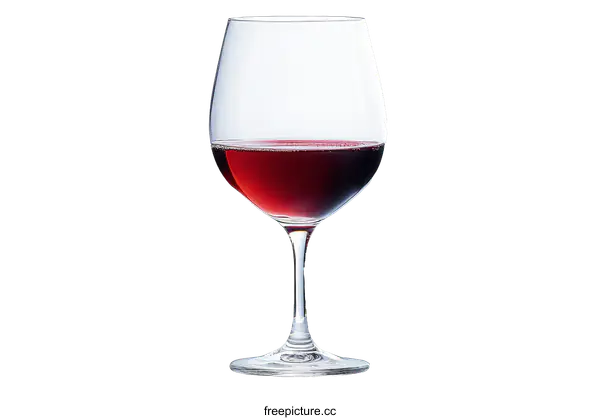[Transparent Background PNG]Elegant Red Wine Glass