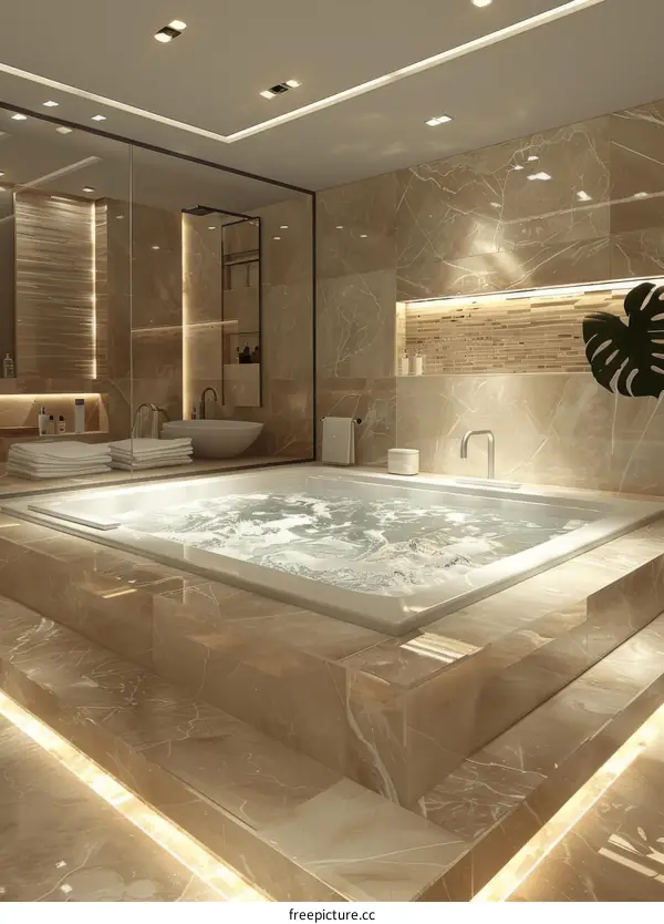 Luxury Modern Spa Bathroom Design