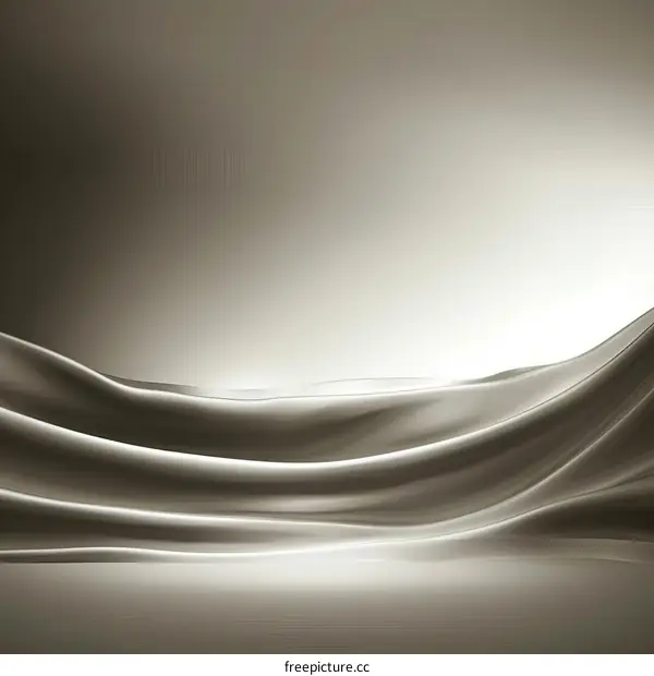 Elegant Gray Silk Fabric Background