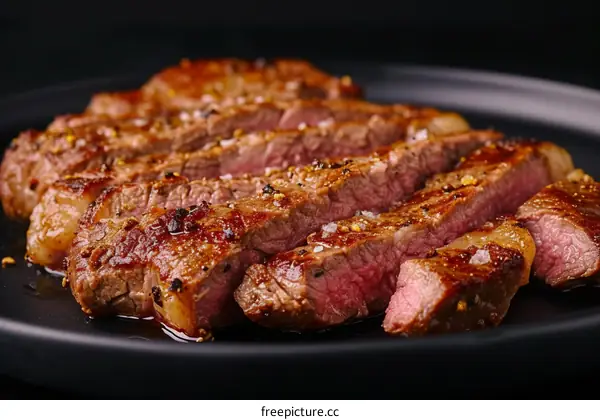 A Juicy Steak Cooked to Perfection